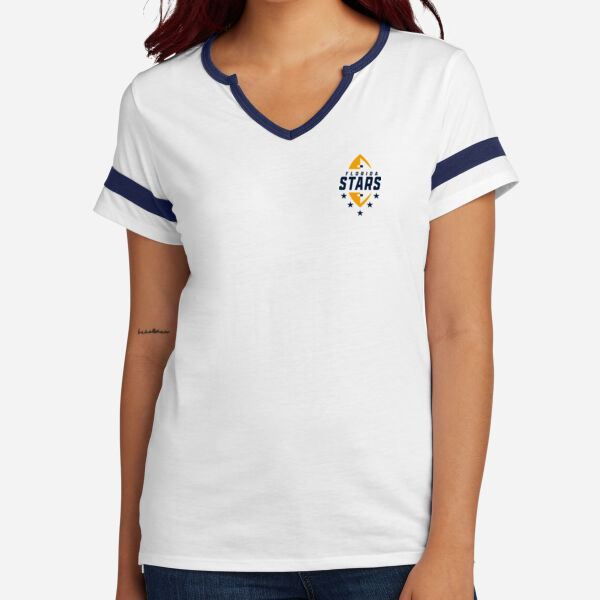 Ladies Halftime Notch Neck Tee Thumbnail